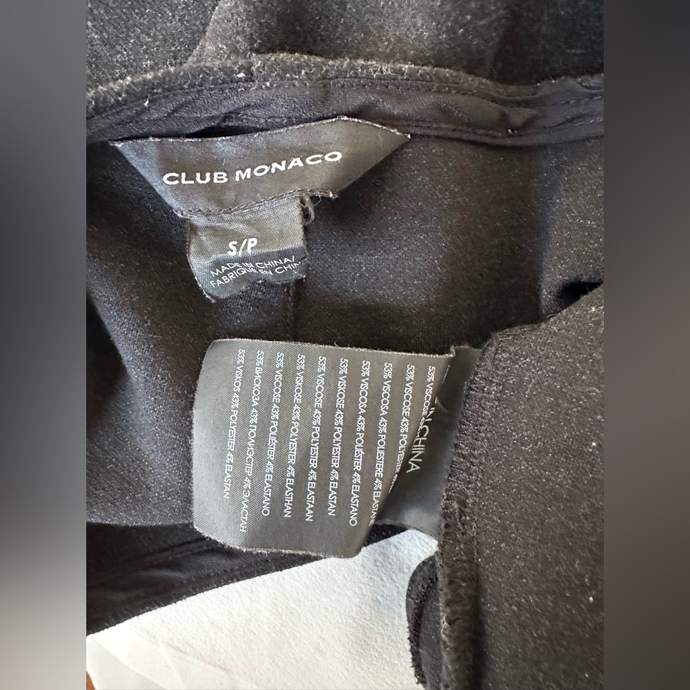 Club Monaco Cocoon Womens V Neck Tricot Gray Top Size S/P - Picture 2 of 5
